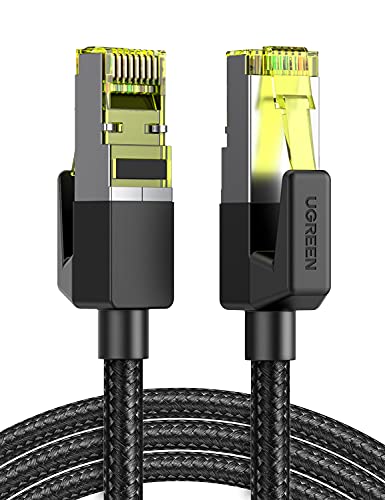 UGREEN Cable de Red Cat 7, Cable Ethernet Nylon Trenzado Cable LAN 10000Mbit/s...