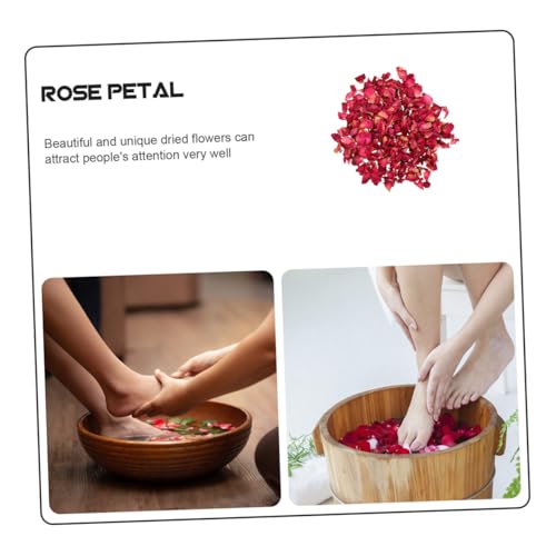 Pétalos de rosa secos naturales 250g para manualidades miniatura 4