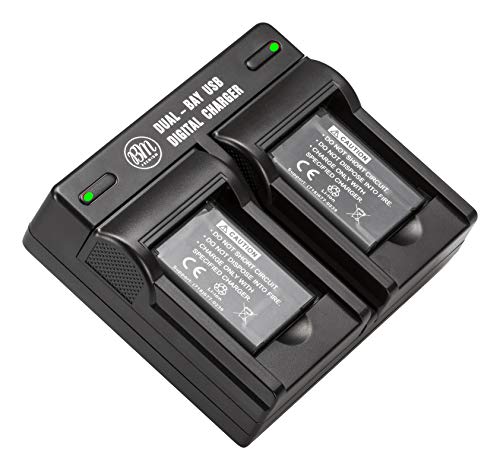 BM 2 EN-EL19 Batteries & Dual Battery Charger for Nikon Coolpix A300, W100, W150, S3100, S3200, S3300, S3500, S3600, S3700, S4100, S4200, S4300, S5200, S5300, S6400, S6500, S6800, S6900, S7000 Cameras