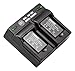 BM 2 EN-EL19 Batteries & Dual Battery Charger for Nikon Coolpix A300, W100, W150, S3100, S3200, S3300, S3500, S3600, S3700, S4100, S4200, S4300, S5200, S5300, S6400, S6500, S6800, S6900, S7000 Cameras