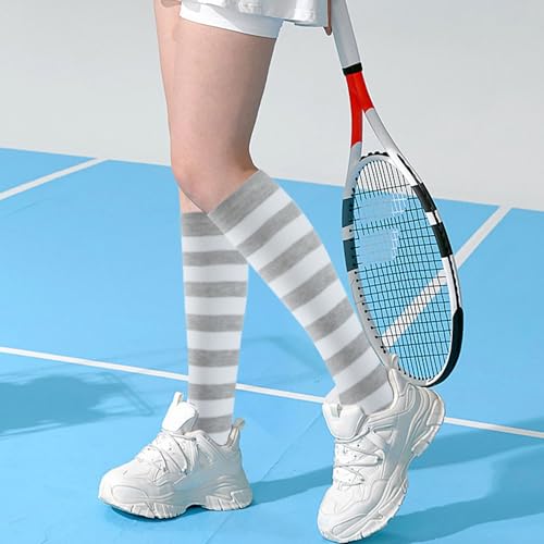 Image of Knee High Socks for Women, Long Tall Knee Tube Socks