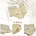 AHANDMAKER 2 Pairs Dance Foot Undies Thongs Half Sole Dance Shoe Bare Foot Thong Dances Shoes Toe Pad Practice Shoe Ballet Belly Contemporary Dance Shoes for Women Barefoot Performances
