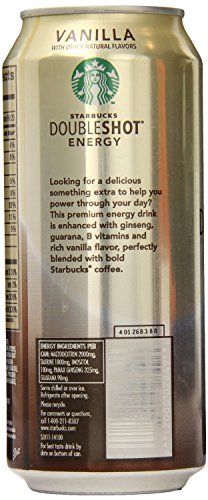 Starbucks Double Shot Energy Drink, Vanilla, 12 Count