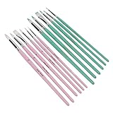 Verschiedene Aquarellpinsel, Andere Künstlerbedarfsartikel, Reinigbares Nylonwollmaterial, Leichtes Malpinselset für Kunstfarben, Waschbar, Waschbar,