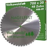 Die Maximale zulässige Drehzahl 2.700 U./Min. · Nach DIN EN 847-1 · HM/A · 48 Stück nagelfeste sehr hochwertige originale Volkswald TZ FSP TFZ FF-Hartmetallzähne