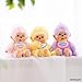Monchhichi Colors Pink Plush Mascot Keychain