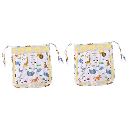 DOITOOL 2 Pçs De Organizador De Cores Para Cama Infantil Diversos Recipiente Para Berçário Bolsas Pa