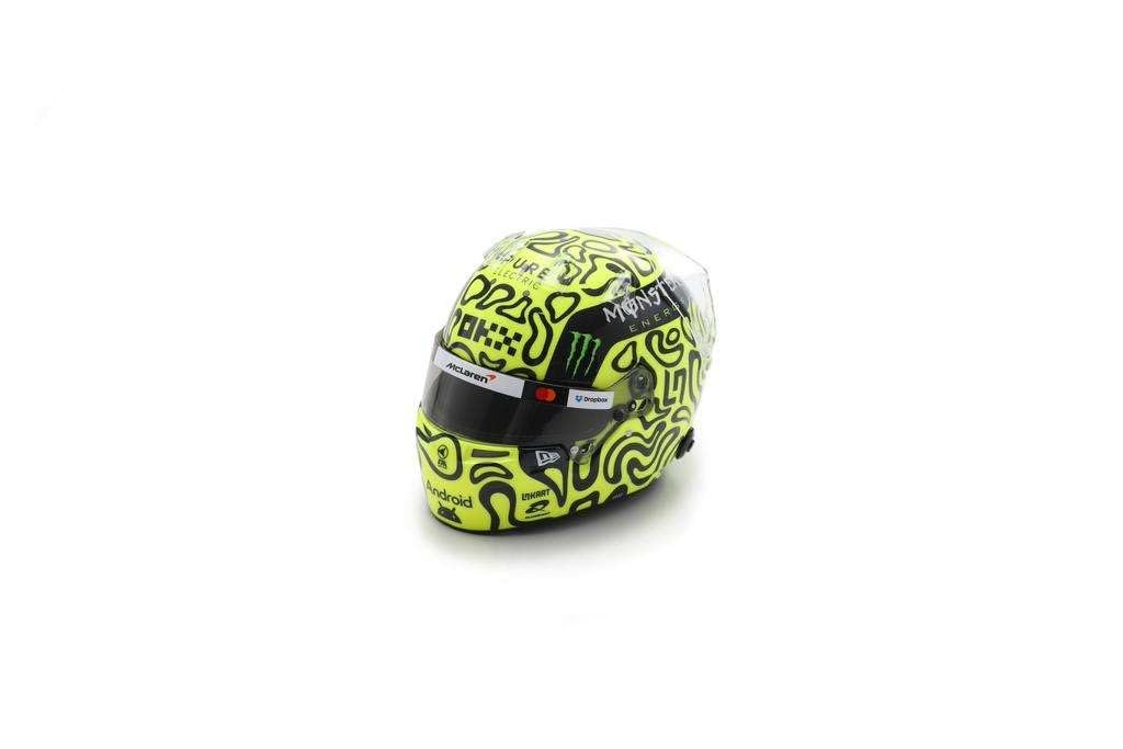 Spark F1 McLaren Team, Official Merchandise, Bell Helmets Models, Lando Norris, 1/5 Scale Mini Helmet, Season 2025