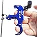 ZSHJGJR Archery Bow Release Aids Compound Bow Release Trigger Thumb 3-Finger Grip Caliper Trigger Automatic for Left Right Hand (Blue)