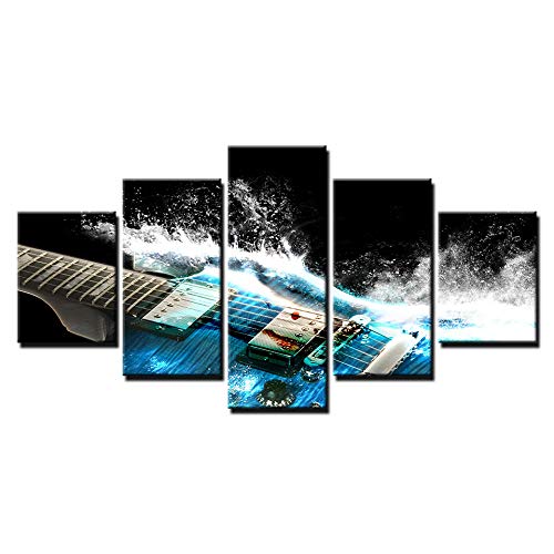 Impression sur toile guitare HD netteté remarquable sans cadre