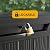 Decksplore Outdoor Storage Box Waterproof, 200 Gallon Lockable Resin Large Deck Box, Patio Storage Bin for Pool Accessories Cushion Furniture, Garden Tools, UV-Resistant Outside Delivery, Black