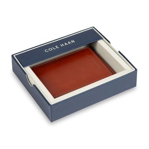 Image of Cole Haan Men's Leather Slim Magnetic Front Pocket RFID Wallet