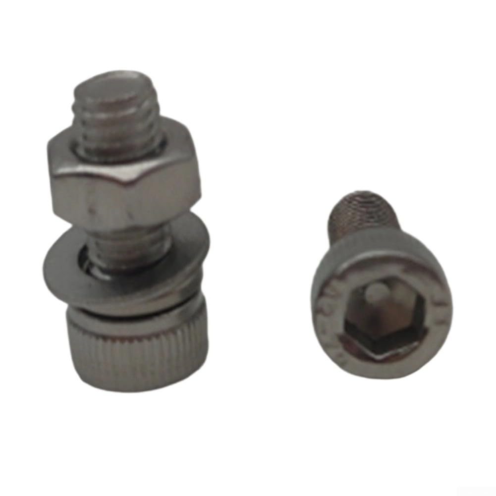 Juego de tornillos Allen de acero inoxidable 304 de 1220 piezas con tuercas y arandelas, A2-70, tornillos cilíndricos hexagonales, caja surtida para impresión 3D, bricolaje, montaje y reparación de