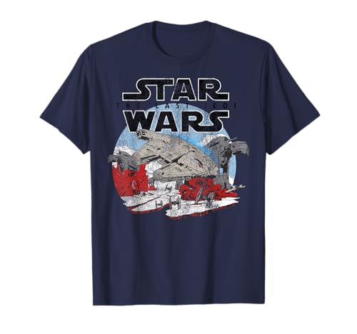 T-shirt Star Wars Last Jedi en coton durable qui ne rétrécit pas au lavage