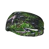 Perros Weimaraner Mascotas del Bosque Perros Grises Perros, Banda para el Sudor Deportiva para Diademas múltiples Unisex Diademas para el Sudor Diademas elásticas para el Cabello