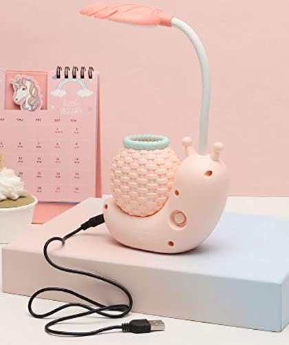 TERA 13 Kids Plastic Multicolor Led Dinosaur Snail Lamp With Pen Stand And Sharpener - Image 5 thumbnail