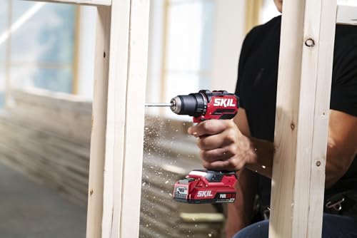 Image of SKIL PWR CORE 20 Brushless 20V 1 /2-Inch Compact Drill Driver Kit, Includes 2.0Ah USB-C Battery and 45W USB-C PD Charger - DL6293B-1C