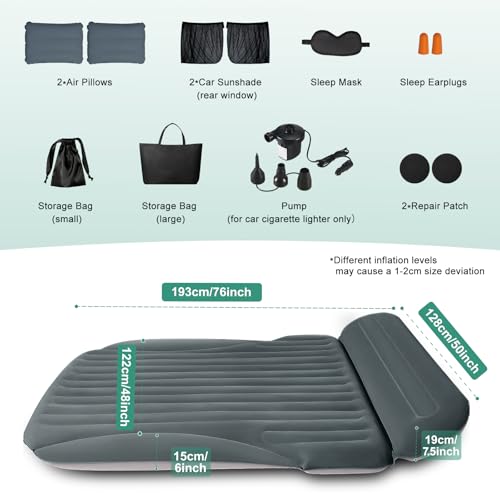 Ciremiv SUV Air Mattress with Pump