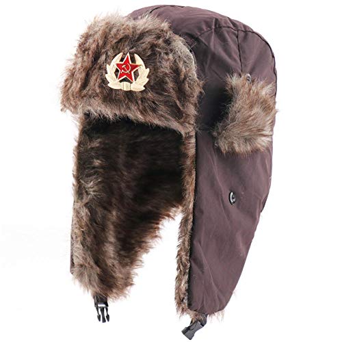 Casquette de Ski Homme Chapka Thermique pour la Neige