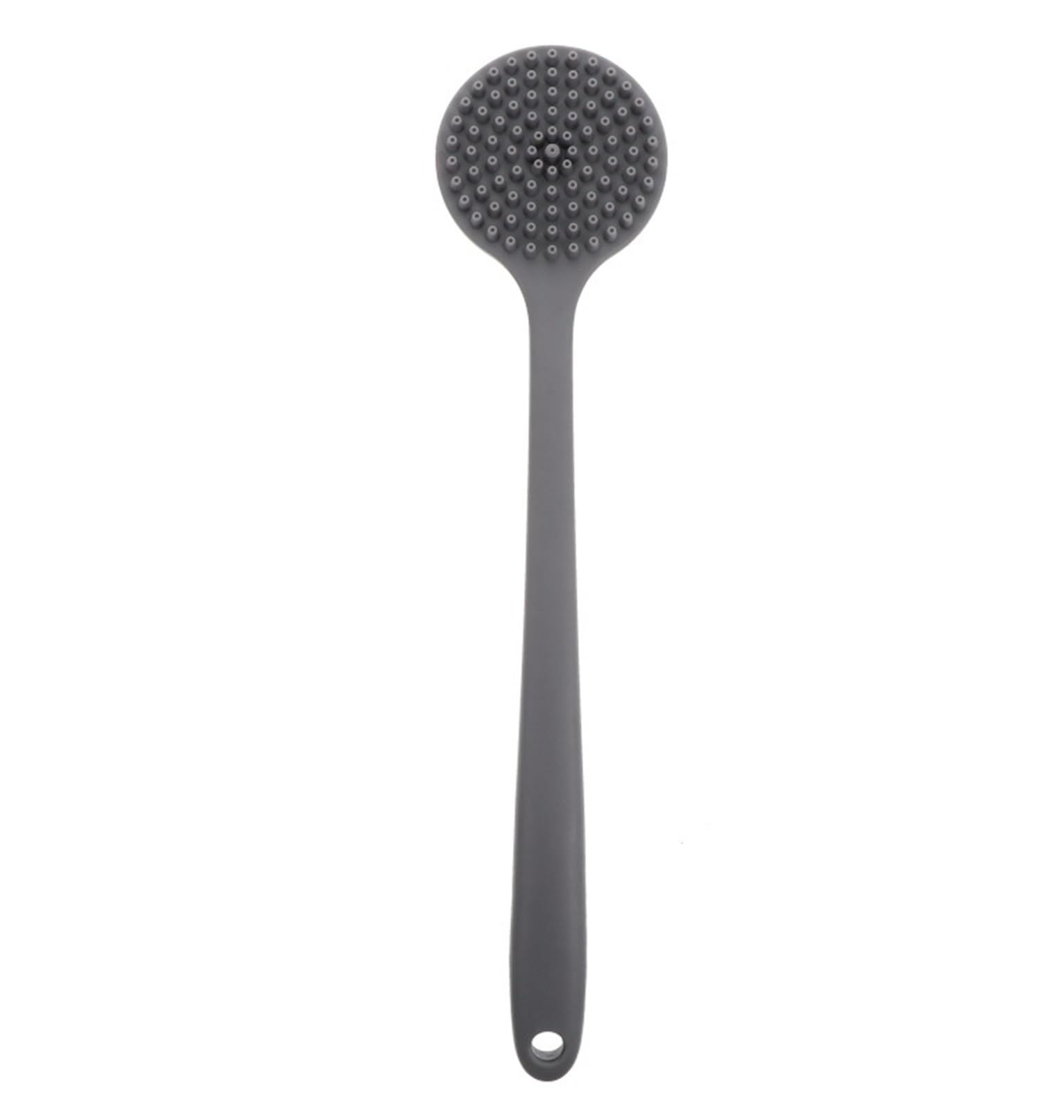 RüCkenbüRste 2Pcs Silikon Lange Griff Bad Pinsel Körper Dusche Wäscher Zurück Multifunktions Massage Reinigung Wäscher Zum Baden(Grey)