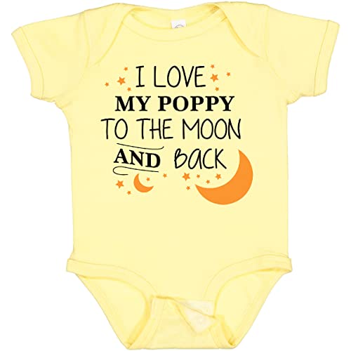 inktastic I Love My Poppy to The Moon and Infant Creeper Newborn Banana 29758