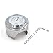 Ruilogod Uniwersalny 7/8" 1" Motocykl Kierownica Temp Termometr czujnikiem zegarowym Clock Watch