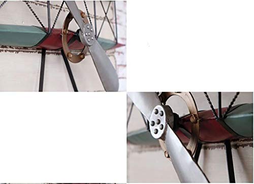 Estante de pared de avión retro para decorar salones industriales 4