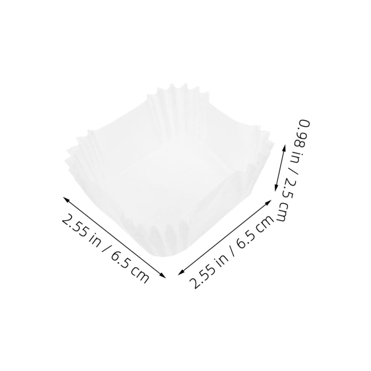 Pirottini di Carta Bianco per Cupcake da 2000 Pezzi, Resistente All'olio senza Sbiadimento, Forma Bella per Bridal Shower e Wedding