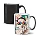 Spazio Bicchieri Moda Tazza cambio colore, Furieux Tasse - Grande, poignée facile à saisir, activée par la chaleur, idéal pour les buveurs de café et de thé de Wellcoda