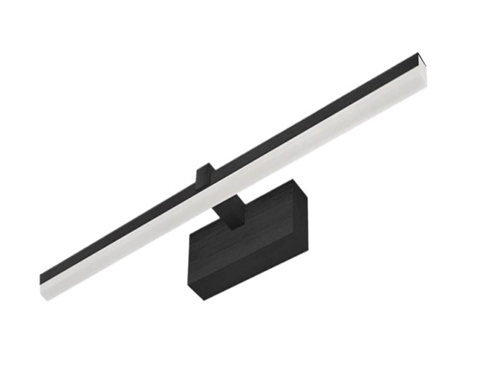 CUDTAPI Led Wall Light Mirror In The Bathroom 8W 41W, Led Light Fixture Wall Modern Wall Light Fixtures Indoor Lamp For The Bathroom(5500-7000K,Nero,8W 41CM)