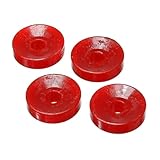 Debrroce Suspension Shock Bushing Set for Honda for Civic 2006-2011 Rear Upper Red OE-Diameter Straight Eye-Style 3.00