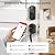 SMONET Smart Lock for Front Door, Keyless Entry Door Lock with Handle Set, Fingerprint Digital Keypad Deadbolt with App Control, Bluetooth Smart Lock, Auto Lock, Alexa Compatible, Black