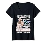 Donna Ragazza fresca di Bolzano City - Orgogliosa Bolzano Ragazza Maglietta con Collo a V