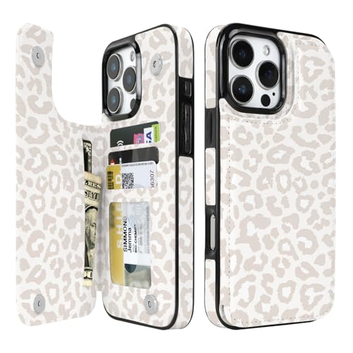 uCOLOR iPhone 16 Pro Max�p �E�H���b�g�P�[�X �J�[�h�z���_�[�t�� PU���U�[ RFID�u���b�L���O�f�U�C�� iPhone 16 Pro Max �t���b�v�P�[�X ���f�B�[�X �����Y ���C�N���X�v �L�b�N�X�^���h �f�U�C�� 6.9�C���`