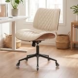 FervorFurn Beige Armless Chair