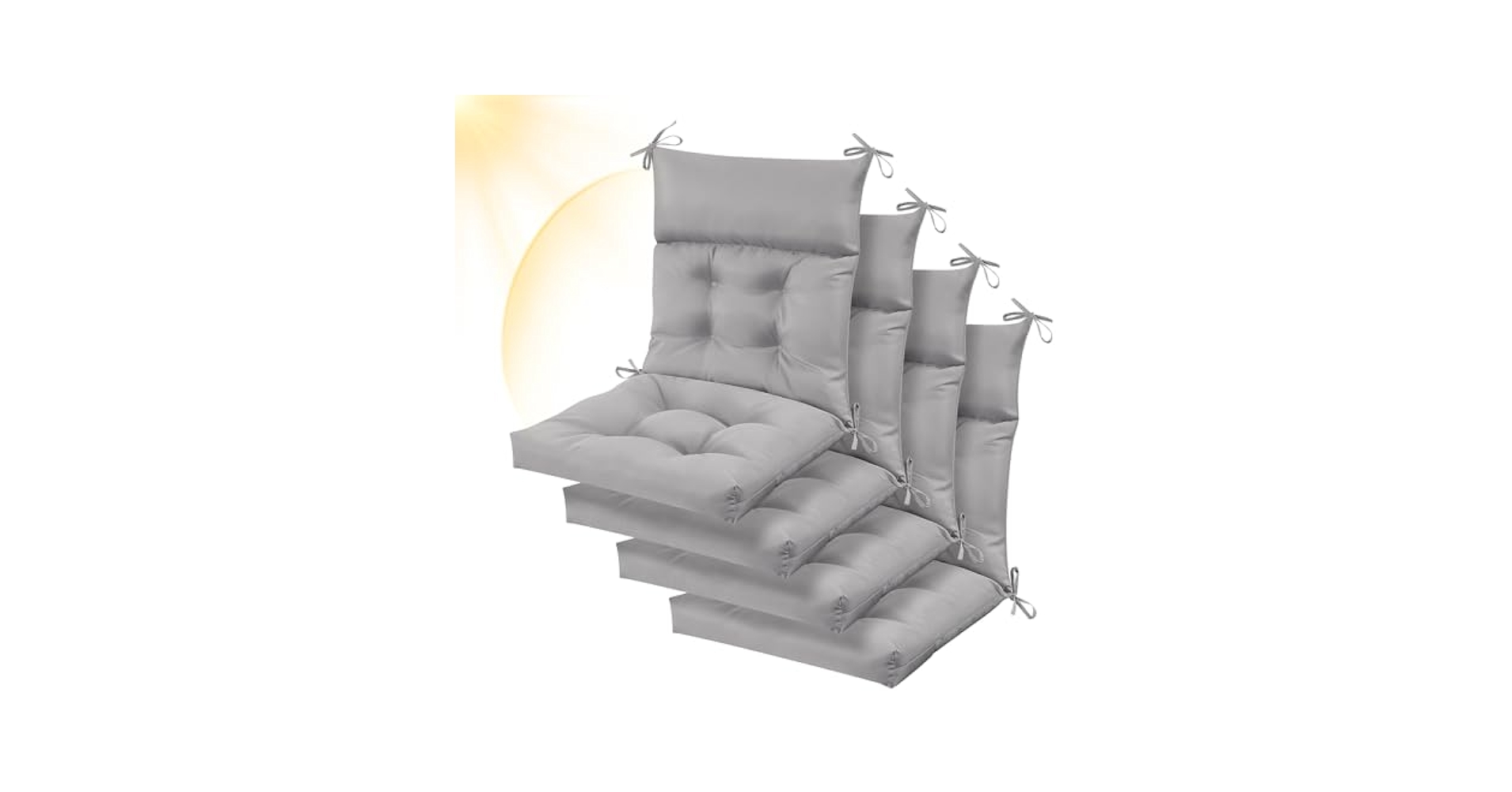 Amazon.com : Sintuff 44 x 21 x 4 Patio Chair Cushions