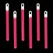 Lumistick 6 Inch Standard Glow Sticks with Strings - Kids Safe & Non-Toxic Light Up Sticks - Illuminating Luminescent Bulk Sticks - Glows in The Dark Chem Lights (Pink, 25 Glow Sticks)