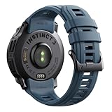 ANBEST Compatible avec Garmin Instinct 3 50 mm Bracelet de montre, bracelets de sport de rechange en silicone 26 mm pour Instinct 3 50mm Bracelet pour Instinct 3 50 Bracelet de montre