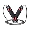 GRIFEMA GA5004 Skipping Rope For Adults Kids Fitness, Speed Jumping Rope, Weighted Boxing Skipping Rope, Length Adjustable, Black/White