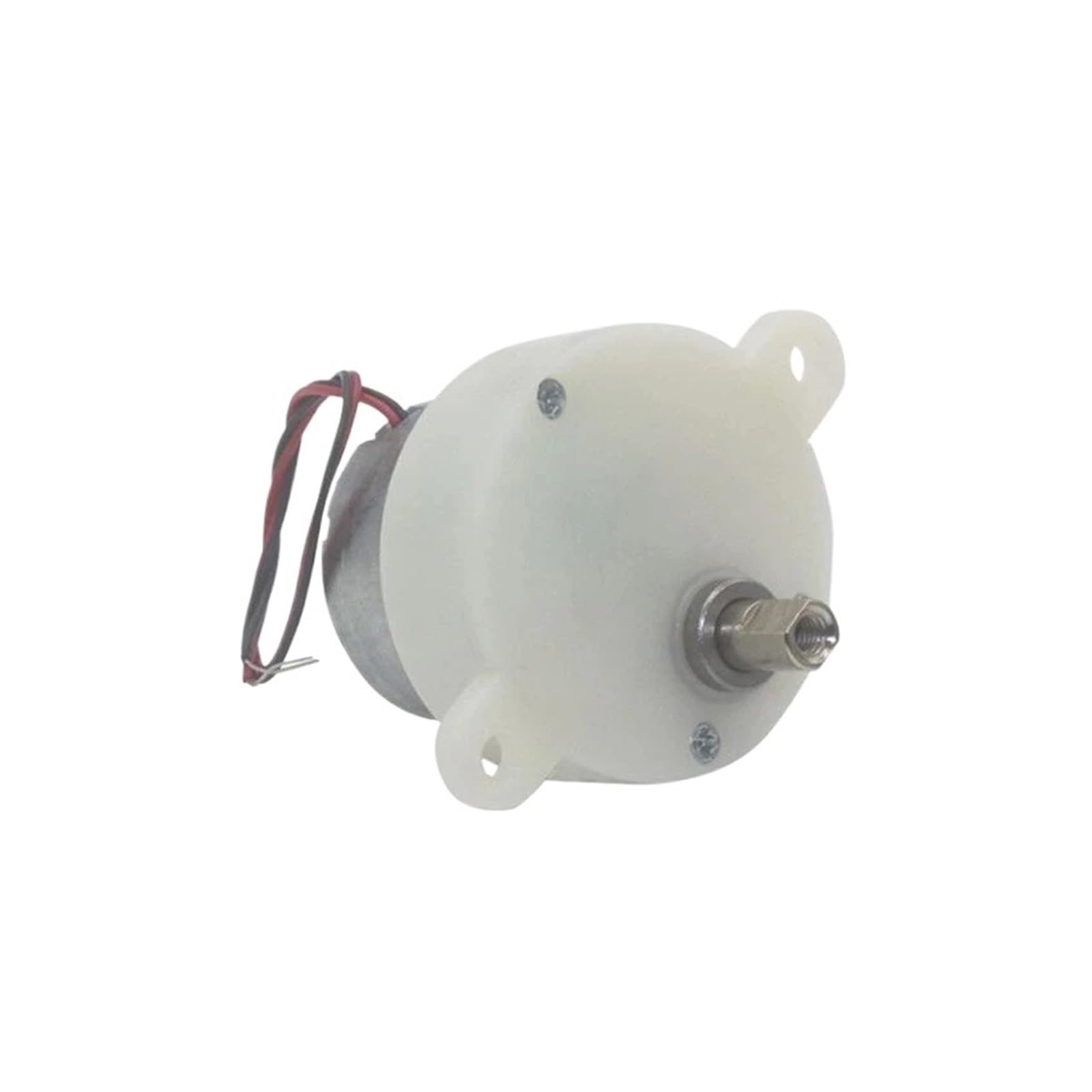 Motorreductor de engranajes micro JS-30 de 5 V, excéntrico, de baja velocidad, 6 V, 20 RPM, con silenciador de engranajes de plástico