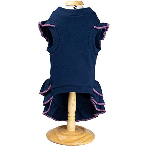 Meu Bicho Love Vestido para Cães, Marinho, P