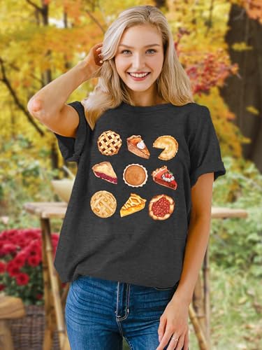 Image of Thanksgiving Shirts Women Turkey Gravy Beans and Rolls Tshirts Funny Turkey Graphic T-Shirt Family Thanksgiving Tops