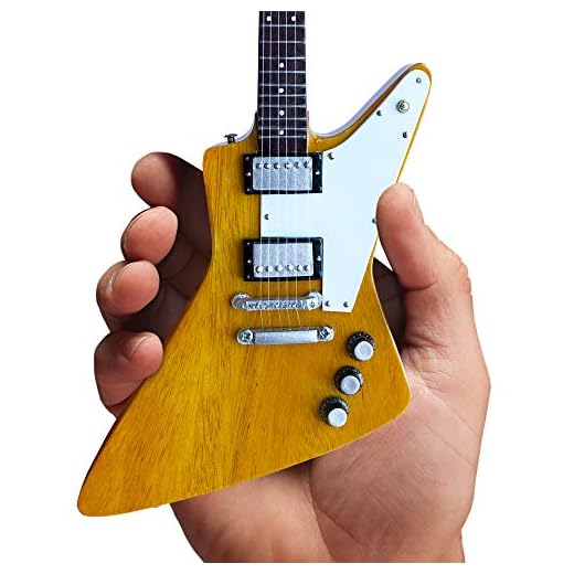 FanMerch Explorer Korina - Réplica de guitarra - Modelo a escala 1:4