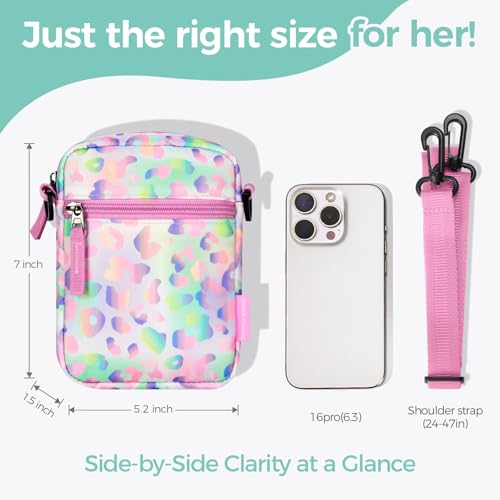Image of Choco Mocha Kids Purse for Girls Purses Age 6-8 8-10 Girls Crossbody Purses for Kids 10-12 Girl Gift