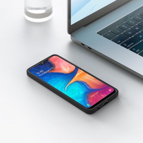 Image of for Samsung Galaxy A20 Case Black, A30 Case Scratch Resistant with Soft Touch, Slim Thin Phone Cover for Samsung Galaxy A20 A30