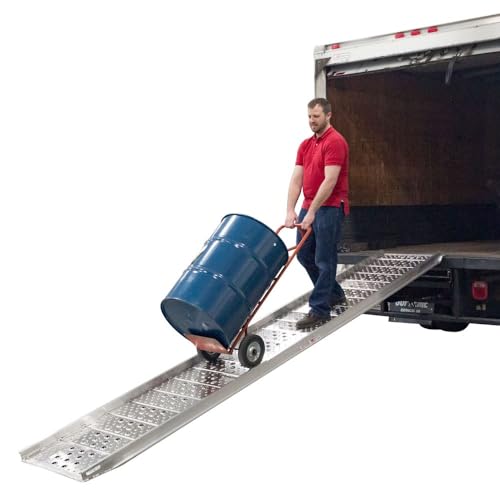 12' x 26" Walk Ramp, Plate-End, 1,500 lb Cap, Aluminum, HD Ramps