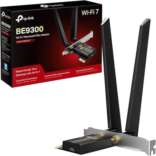 TP-Link Wi-Fi 7 BE9300 PCIe WiFi Card for Desktop PC (Archer