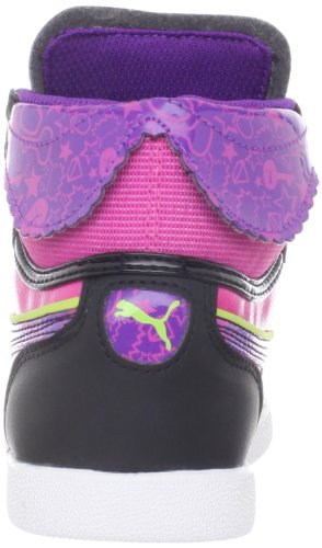 PUMA Girl's First Round Secret Pok Jr., Black/Purple3