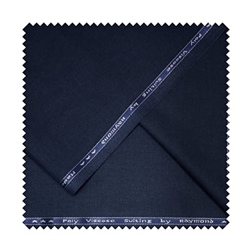 Image of Raymond Unstitched Trouser Fabric (1.2 Meters, All Weather Fabric, DarkBlue)