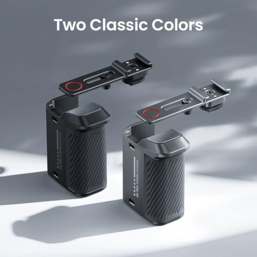 Kit de empuñaduras de metal para Insta360 Ace Pro y dji Action 5 jaula gris 4